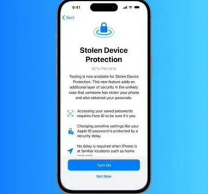 界首苹果授权维修店分享被盗设备保护功能开启方法 