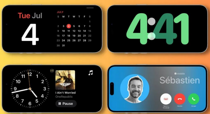 界首苹果手机维修分享iOS17横屏充电待机显示有什么好处 
