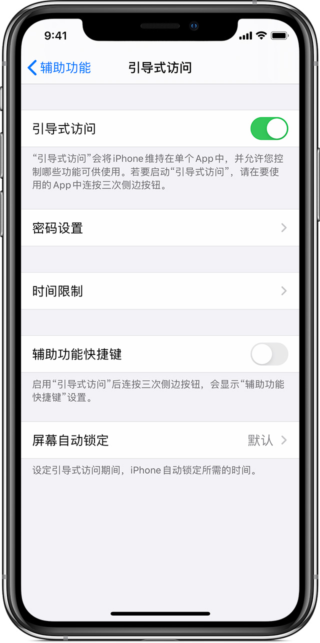 界首苹果手机维修分享如何在 iPhone 上退出引导式访问 