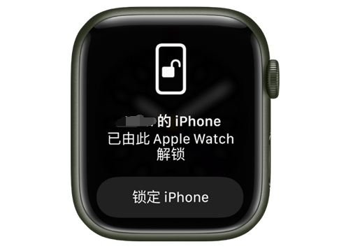 界首苹果手机维修分享用 AppleWatch 解锁配备面容 ID 的 iPhone方法 