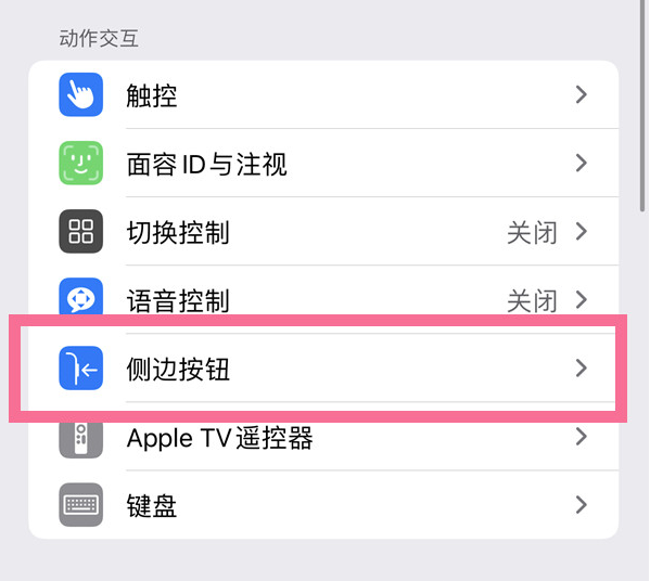 界首苹果14维修店分享iPhone14 Plus侧键双击下载功能关闭方法 