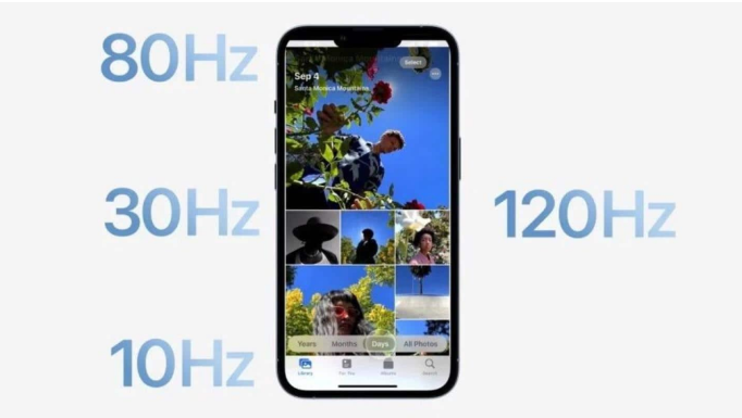 界首苹果14维修分享iPhone 14有高刷吗 