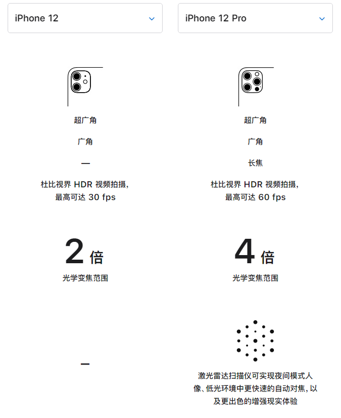 界首苹果手机维修分享苹果 iPhone 12 与 iPhone 12 Pro 选哪款 